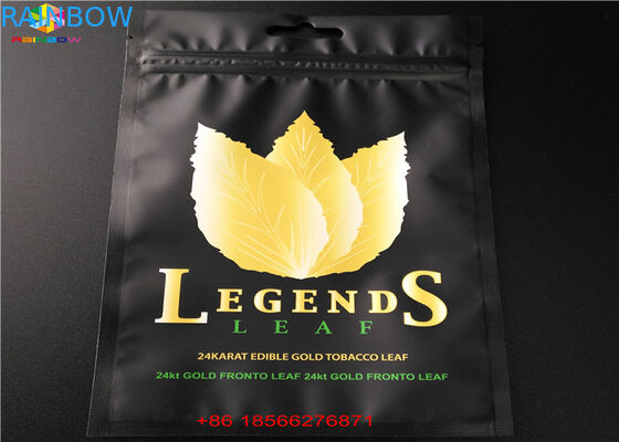 Túi nhôm Lá Túi nhựa Bao bì Ba mặt kín với Ziplock