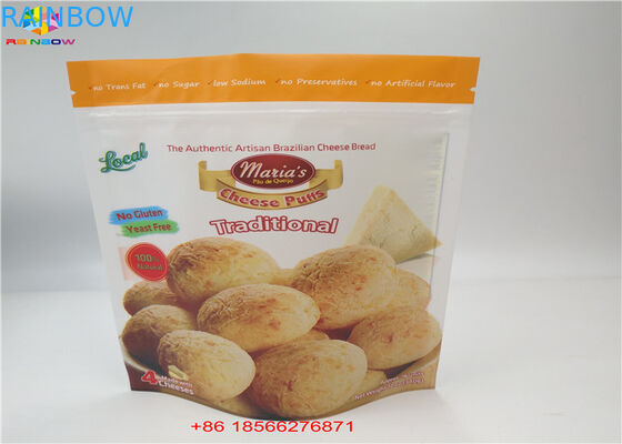 Túi nhôm Lá Túi nhựa Bao bì Ba mặt kín với Ziplock