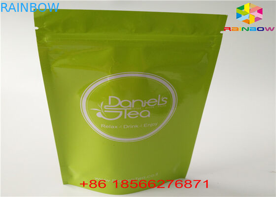 Túi nhôm Lá Túi nhựa Bao bì Ba mặt kín với Ziplock