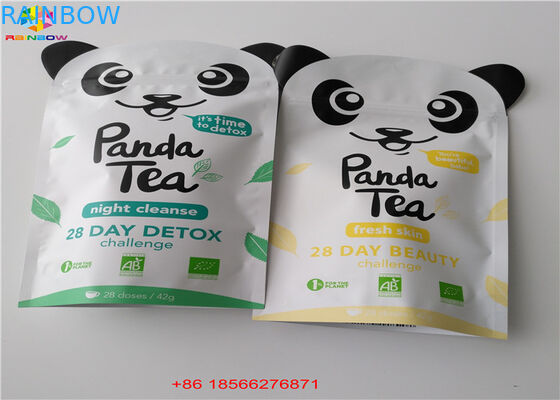 Túi nhôm Lá Túi nhựa Bao bì Ba mặt kín với Ziplock