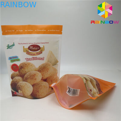 Túi nhựa Ziplock Bao bì Tear Notch Nhỏ Ba mặt kín
