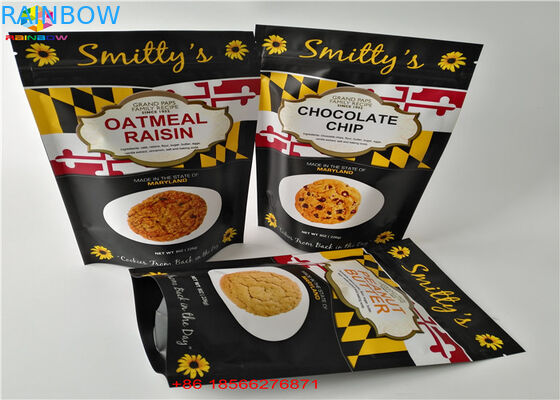 Ziplock Tear Notches Moisture Proof Up Up Day Day Túi nhôm cho Snack