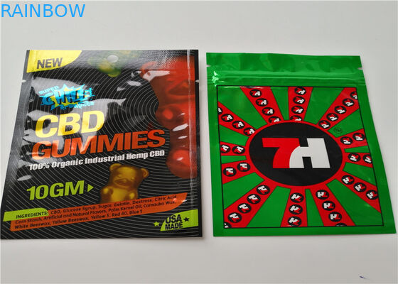 Thảo dược hương thảo mộc Bao bì hologram Lá Vape Cartridge Mini Mylar Ziplock Túi