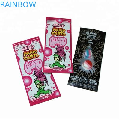 Túi Mylar tùy chỉnh In CBD Vape Hộp mực Túi đóng gói Túi Zipper cỡ nhỏ cho Vape Tank