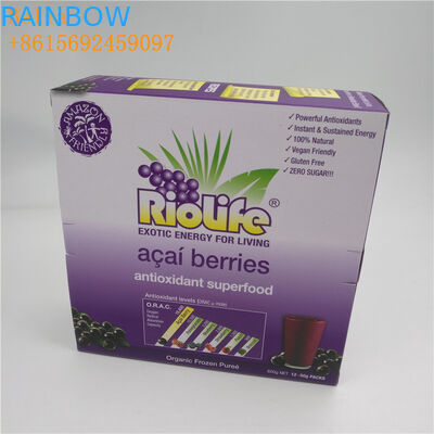 Tùy chỉnh in hộp giấy Bao bì các tông Hiển thị hộp cho thanh sô cô la