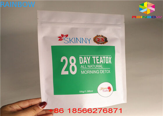 Trà Matcha đứng lên Zipper Zipper Vật liệu nhiều lớp Nhôm tái chế Giấy kraft