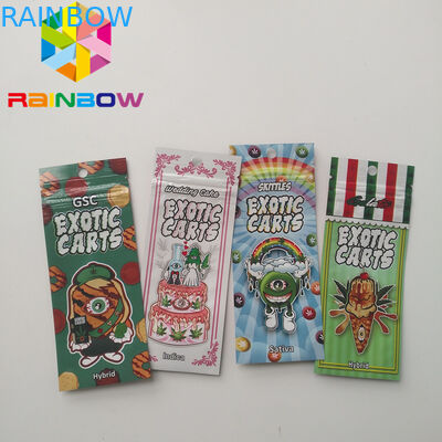 Hologpson Vape Cartridge Túi nhựa Bao bì Ziplock Cbd Oil Exotic