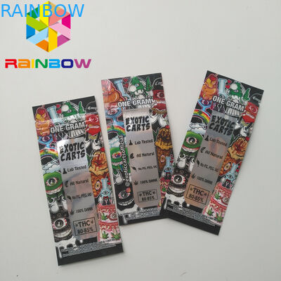 Hologpson Vape Cartridge Túi nhựa Bao bì Ziplock Cbd Oil Exotic