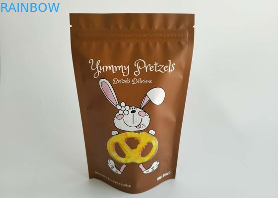 Nhựa nhựa nhôm Laminated Stand Up k Bags Dried Beef Snack Packaging bền