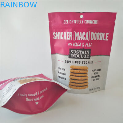 Túi nhựa Snack Bao bì Logo Logo tùy chỉnh Mylar Doypack cho khoai tây chiên / Bánh quy