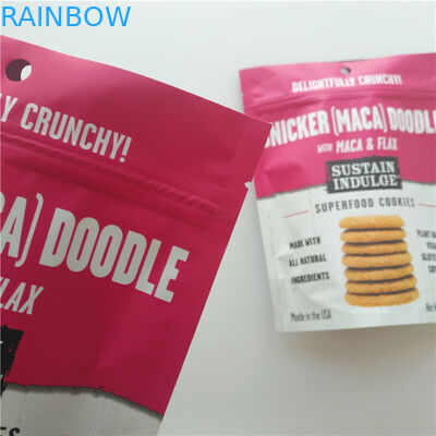 Túi nhựa Snack Bao bì Logo Logo tùy chỉnh Mylar Doypack cho khoai tây chiên / Bánh quy