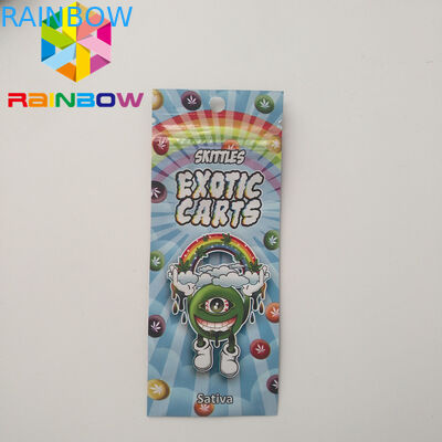 Mini Mylar Ziplock Túi, Bao bì thực phẩm Mylar Xe đẩy kỳ lạ Vape Cartridge Hologpson