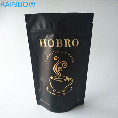 Túi trà có thể đóng gói Bao bì bằng nhôm Lá đứng lên Túi cà phê có van