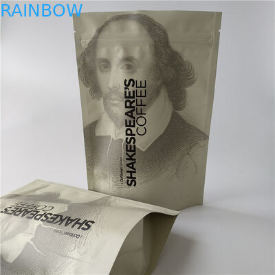 Túi trà có thể đóng gói Bao bì bằng nhôm Lá đứng lên Túi cà phê có van