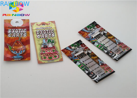 Nhôm Lá Zip Khóa Túi nhựa Thực phẩm Bao bì Túi Kích cỡ tùy chỉnh với vết rách