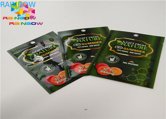 Nhôm Lá Zip Khóa Túi nhựa Thực phẩm Bao bì Túi Kích cỡ tùy chỉnh với vết rách