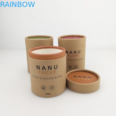 Eco Friendly Paper Box Bao bì Xi lanh Kích thước tùy chỉnh cho Bao bì trà