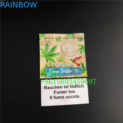 Mylar Herbal Incense Bao bì Ziplock Lá thuốc lá Túi đứng 120-180 Mic Độ dày