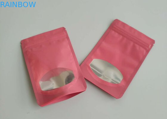 Màu sắc khác nhau Túi nhựa Đóng gói Túi kẹo trái cây sô cô la với cửa sổ rõ ràng