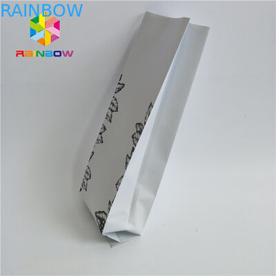 Giấy kraft bên Gusset đứng lên túi cà phê, túi nhựa kín