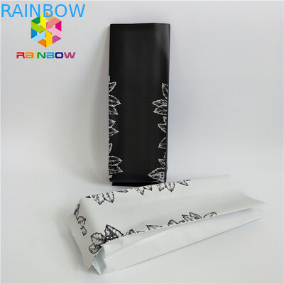 Giấy kraft bên Gusset đứng lên túi cà phê, túi nhựa kín