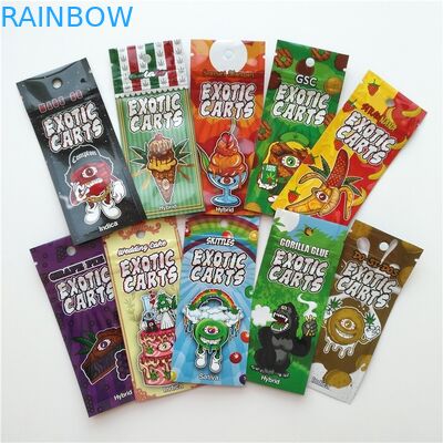 Giỏ hàng Túi nhựa kỳ lạ Bao bì Zip Khóa Túi Mylar In tùy chỉnh