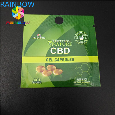 Túi nhựa bằng chứng trẻ em Bao bì đóng gói Ziplock Mylar Túi CBD Hemp Weed Gói