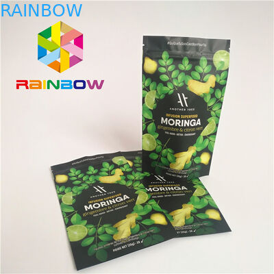 Bề mặt mờ Hoàn thiện Túi nhựa Bao bì Zipper Stand Up Protein Powder Bag