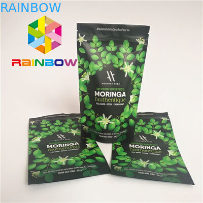 Bề mặt mờ Hoàn thiện Túi nhựa Bao bì Zipper Stand Up Protein Powder Bag