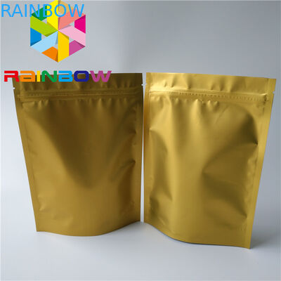 Poly Ziplock Túi nhựa Mylar Bao bì Nhôm Lá Đứng lên Zipper Bag cho Snack