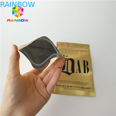 Gold Royal Kratom Bali Foil Ziplock Túi đóng gói, Túi đứng lên Túi đựng bột
