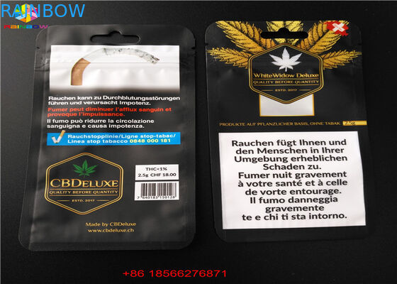 CBD GUMMIES bao bì túi nhựa có cửa sổ nhiều lớp bằng nhôm túi niêm phong nhiệt thực phẩm túi zip túi poly