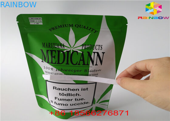 CBD GUMMIES bao bì túi nhựa có cửa sổ nhiều lớp bằng nhôm túi niêm phong nhiệt thực phẩm túi zip túi poly