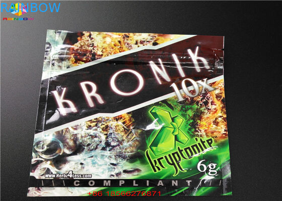 Bằng chứng trẻ em Zipper Nhôm Lá đứng lên Túi CBD / Hộp đóng gói cho đường bột