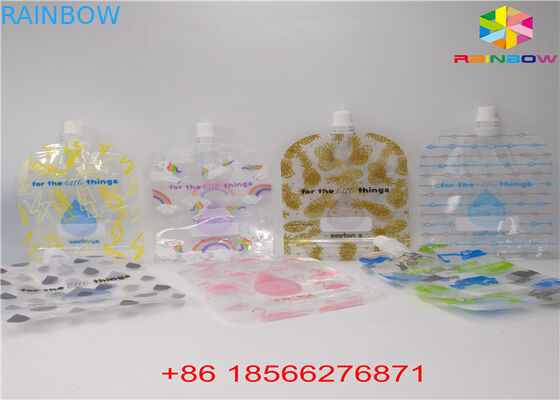 FDA / SGS Spout Túi Bao bì Nhôm Lá Đứng lên cho Thực phẩm / Đồ uống lỏng