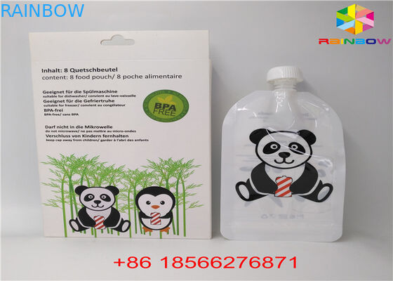 FDA / SGS Spout Túi Bao bì Nhôm Lá Đứng lên cho Thực phẩm / Đồ uống lỏng