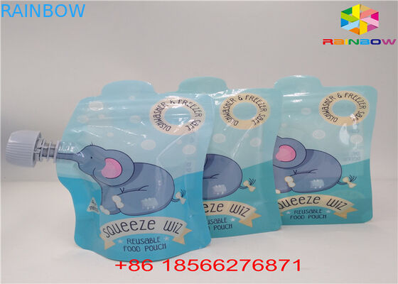 FDA / SGS Spout Túi Bao bì Nhôm Lá Đứng lên cho Thực phẩm / Đồ uống lỏng