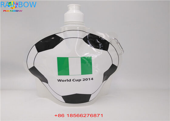 Túi Spout dạng lỏng có thể tái sử dụng, túi đứng lên với nắp chai nước ép lá Doypack