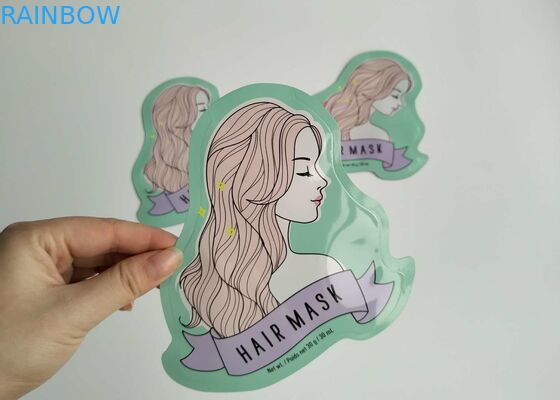 Hình dạng đặc biệt Nhôm lá Side Gusset Túi nhựa mỹ phẩm Tấm mặt