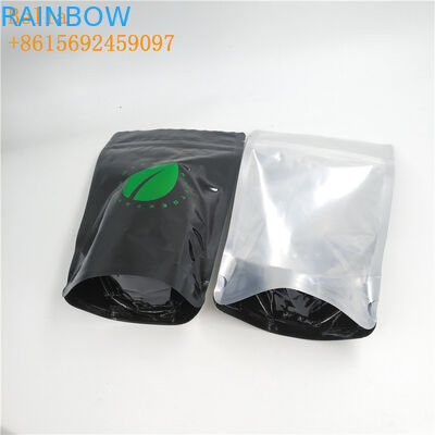 Túi trà bằng nhựa hình ba chiều Bao bì Cà phê Eco Food Food với một mặt rõ ràng