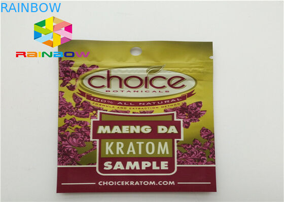 Túi đóng gói Ziplock nhỏ, túi nhôm lá cho thuốc thảo dược năng lượng nhang