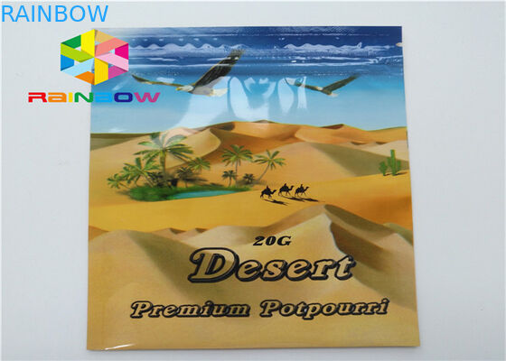 CMYK In túi đóng gói nhiệt, mùi chống đứng túi dây kéo túi