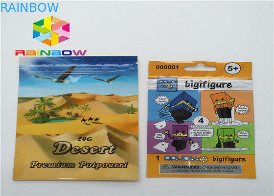 CMYK In túi đóng gói nhiệt, mùi chống đứng túi dây kéo túi