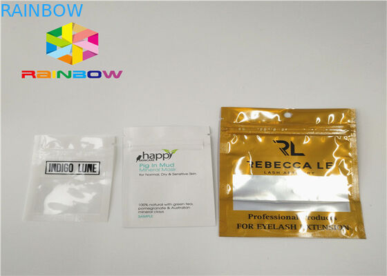 Túi nhựa có hiệu ứng bóng / mờ Bao bì Ba mặt cho hương thảo dược