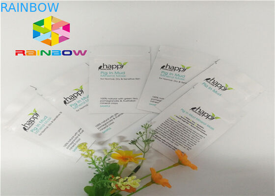 Túi nhựa có hiệu ứng bóng / mờ Bao bì Ba mặt cho hương thảo dược