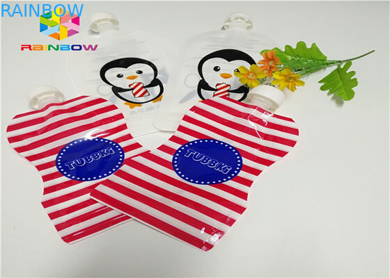 Lá nhôm đứng lên Túi Spout Bao bì In tùy chỉnh 120ml nhựa