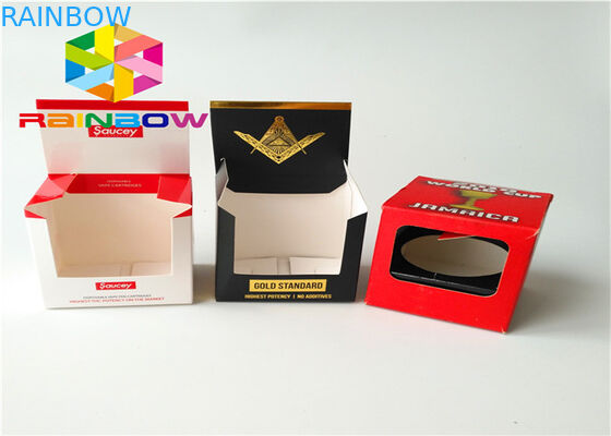 Tùy chỉnh Logo Hộp Bao bì Giấy bóng Lá Giấy mỹ phẩm Đóng gói Vật liệu tái chế