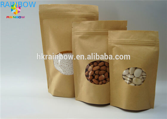 Giấy nhôm nhỏ Khóa Zip Túi giấy Bao bì Túi Doypack Hiệu ứng mờ cho thực phẩm