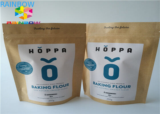 Giấy nhôm nhỏ Khóa Zip Túi giấy Bao bì Túi Doypack Hiệu ứng mờ cho thực phẩm