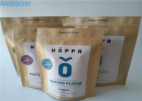 Giấy nhôm nhỏ Khóa Zip Túi giấy Bao bì Túi Doypack Hiệu ứng mờ cho thực phẩm